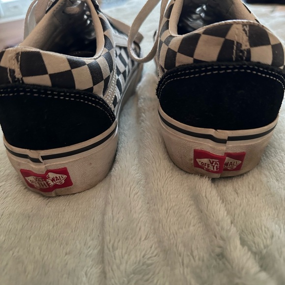 Checkered Vans Old Skoools size 9 - Picture 4 of 5
